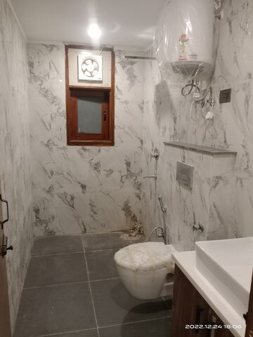 Bathroom in 3 BHK Apartment at Vasant Kunj – for Rent