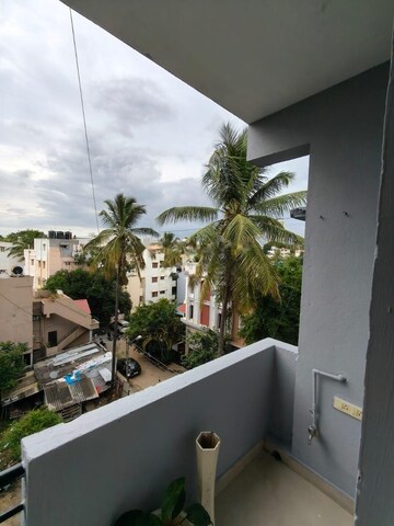 Balcony in 3 BHK Apartment at Silver Oak Enclave, Sahakara Nagar – for Rent