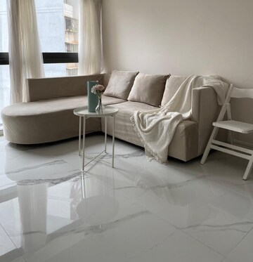 Living Room in 2 BHK Apartment at Level The Residences, Andheri West – for Rent