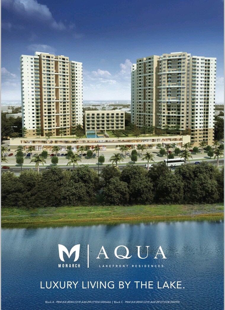Exterior View, monarch-aqua 2 Bedroom 817 Sq.Ft. Apartment In Kr Puram Bangalore 8936247