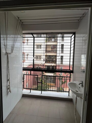 Balcony in 3 BHK Apartment at Mahendra Elena 5, Electronic City Phase I – for Rent