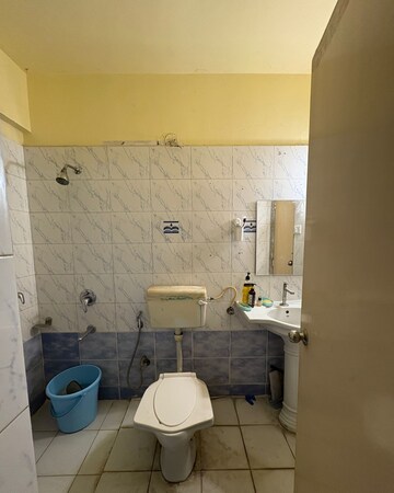 Bathroom in 2 BHK Apartment at Sonigara Omega Paradise, Wakad – for Rent