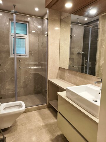 Bathroom in 4 BHK Builder Floor at Vasant Vihar – for Rent