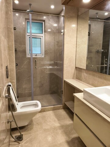 Bathroom in 4 BHK Builder Floor at Vasant Vihar – for Rent
