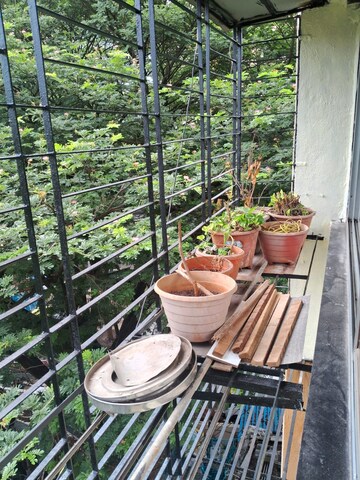 Balcony in 1.5 BHK Apartment at Starwing Apurva Residencies, Andheri East – for Rent