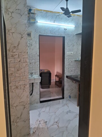 Bathroom in 1.5 BHK Apartment at Starwing Apurva Residencies, Andheri East – for Rent