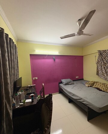 Bedroom in 2 BHK Apartment at Sonigara Omega Paradise, Wakad – for Rent