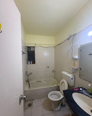 Bathroom in 2 BHK Apartment at Sonigara Omega Paradise, Wakad – for Rent