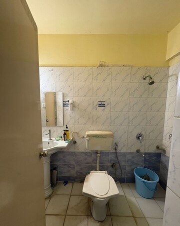Bathroom in 2 BHK Apartment at Sonigara Omega Paradise, Wakad – for Rent