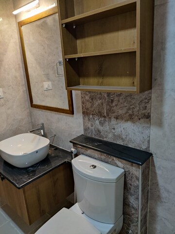 Bathroom in 3 BHK Apartment at Mantri Webcity, Hennur – for Rent