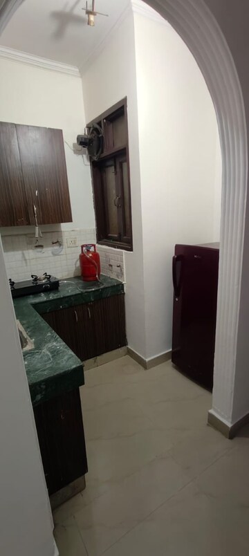 Kitchen in 1 RK Apartment at Maidan Garhi – for Rent