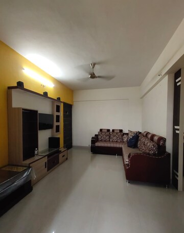 Living Room in 2 BHK Apartment at Aishwaryam Greens Co-operative Housing Society, Wakad – for Rent