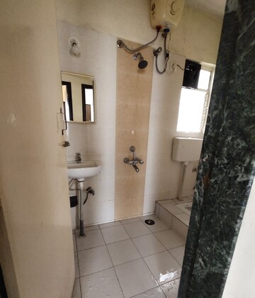 Bathroom in 2 BHK Apartment at Aishwaryam Greens Co-operative Housing Society, Wakad – for Rent