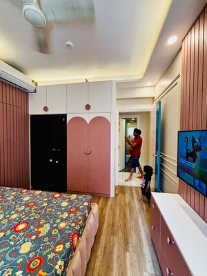 Bedroom in 3 BHK Apartment at Purvanchal Royal Park, Sector 137 – for Sale
