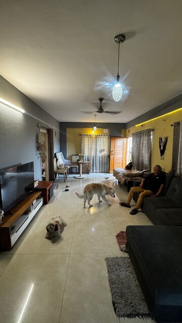 Living Room in 3 BHK Apartment at Okalipuram – for Sale