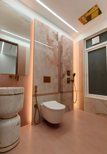 Bathroom in 4 BHK Apartment at Goodwill Wisteria, Vashi Sector 19d – for Sale