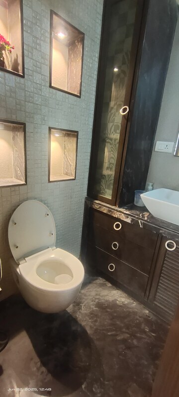 Bathroom in 2 BHK Apartment at Khar West – for Rent