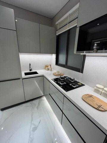 Kitchen in 2 BHK Apartment at Prescon Midtown Bay, Mahim West – for Sale