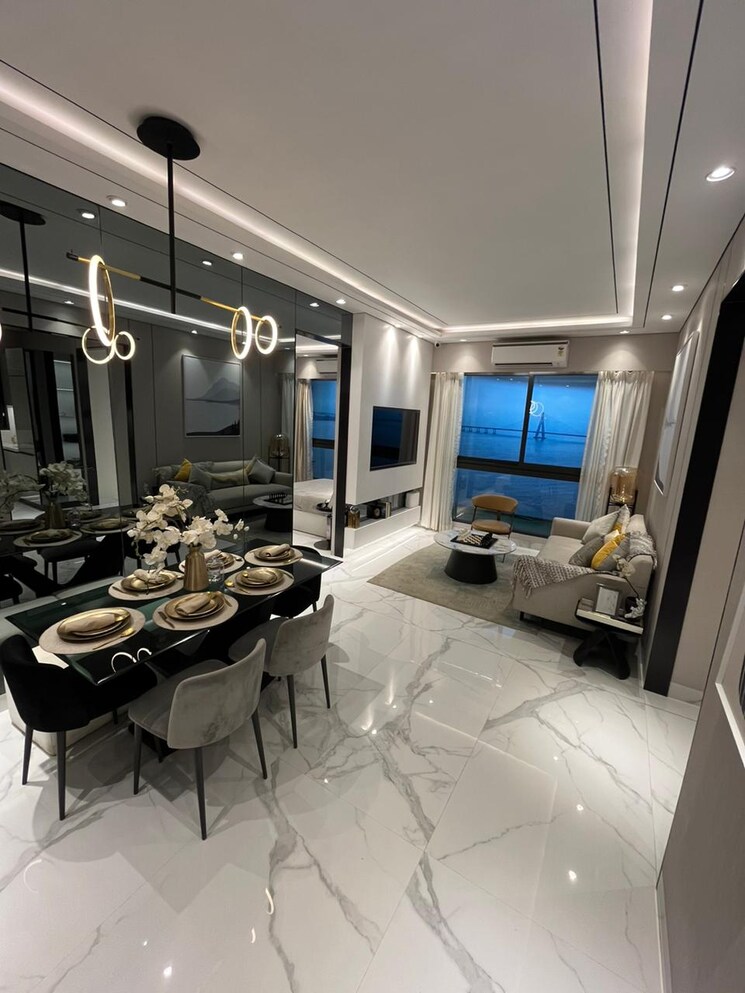 Living Room, prescon-midtown-bay 2 Bedroom 580 Sq.Ft. Apartment In Mahim West Mumbai 8936577