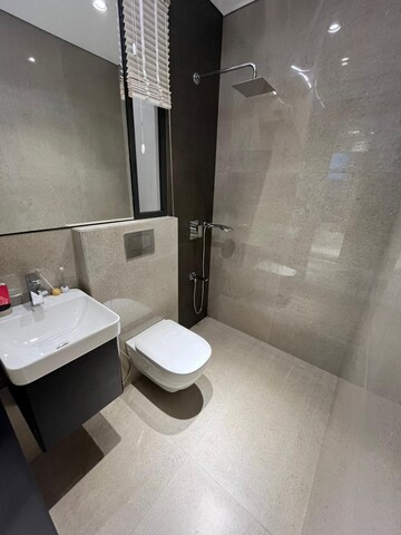 Bathroom in 2 BHK Apartment at Prescon Midtown Bay, Mahim West – for Sale