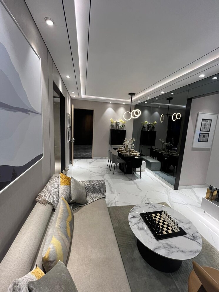 Living Room, prescon-midtown-bay 2 Bedroom 580 Sq.Ft. Apartment In Mahim West Mumbai 8936577