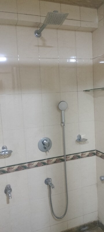 Bathroom in 1 RK Apartment at Adarsh Nagar Society, Worli – for Rent