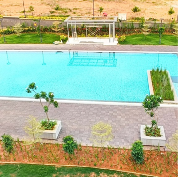 Swimming Pool in  Plot at Adarsh Savana, Meenakunte – for Sale