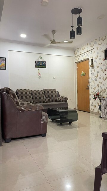 Living Room in 2 BHK Apartment at BU Bhandari Kaasp Countyy, Wakad – for Rent