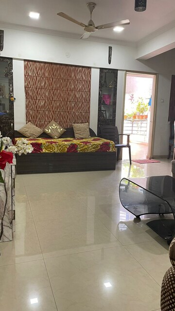 Living Room in 2 BHK Apartment at BU Bhandari Kaasp Countyy, Wakad – for Rent