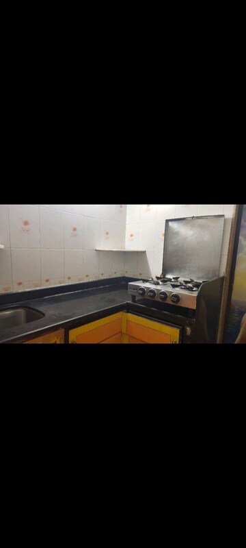 Kitchen in 1 RK Apartment at God Gifts Building, Lower Parel – for Rent