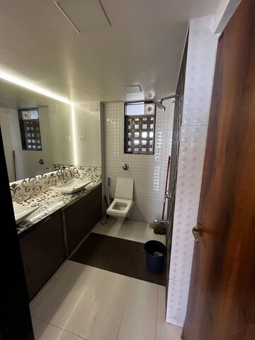 Bathroom in 3 BHK Apartment at Kamala New Apsara, Khar West – for Rent