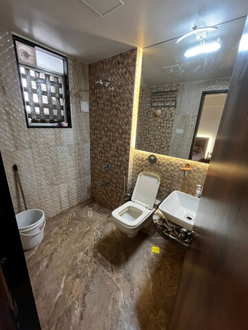 Bathroom in 3 BHK Apartment at Kamala New Apsara, Khar West – for Rent
