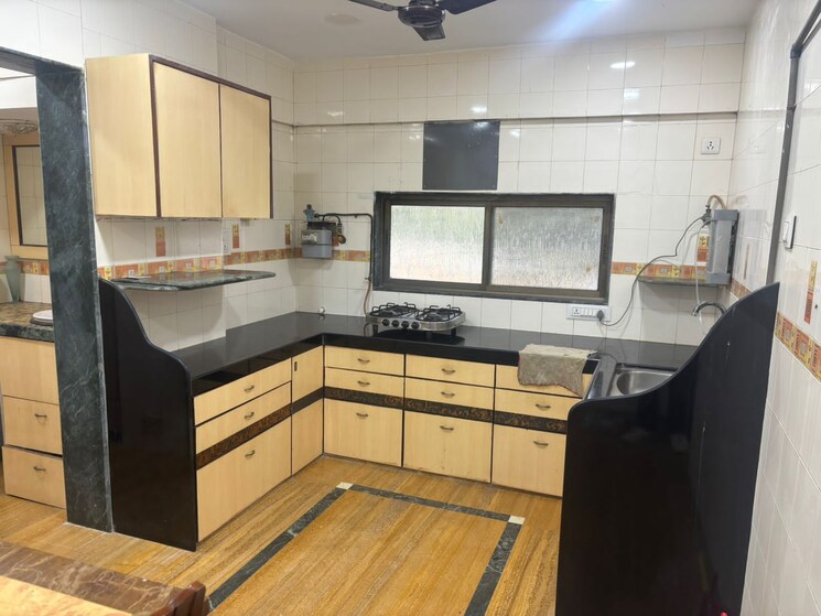 Kitchen, wild-wood-park 2 Bedroom 1000 Sq.Ft. Apartment In Versova Mumbai 8936983