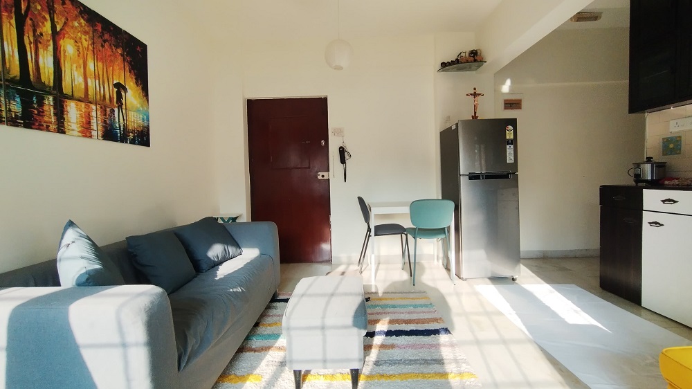 1 BHK + Pooja Room Apartment For Rent in CO-Operative Society 