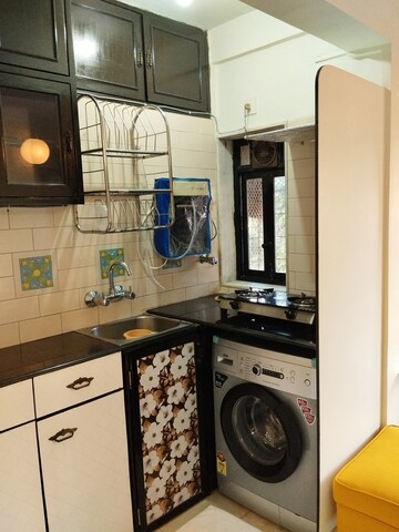 Kitchen in 1 BHK Apartment at Bandra West – for Rent