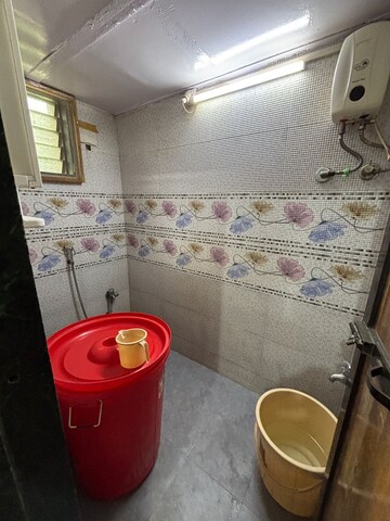 Bathroom in 1 RK Apartment at Khar West – for Rent