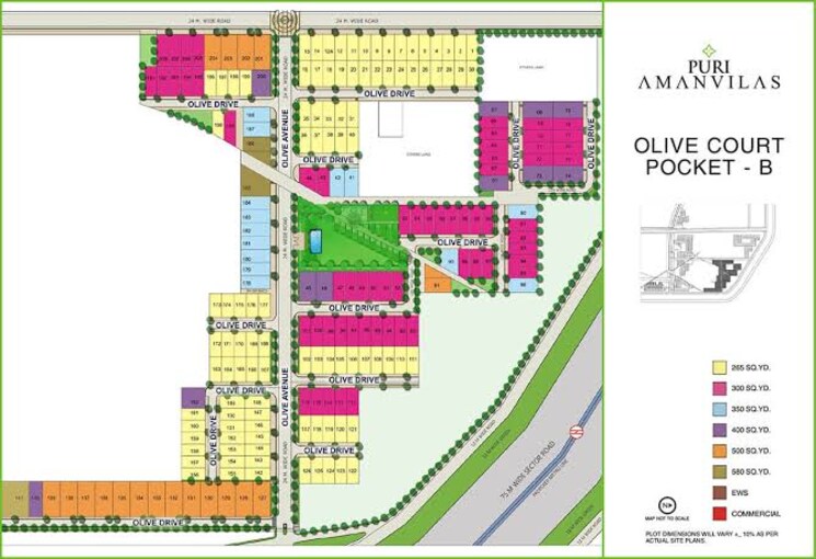 Exterior View, puri-aman-vilas  268 Sq.Yd. Plot In Sector 89 Faridabad 8937092