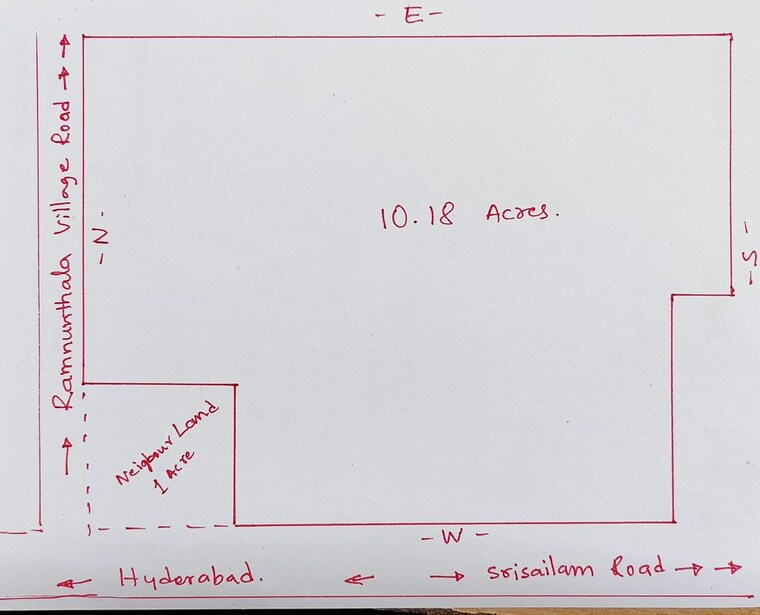 Map Location, amangal Commercial Land 10 Acre In Amangal Hyderabad 8937183