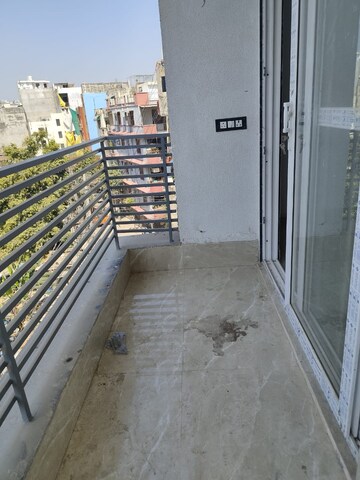 Balcony in 3 BHK Builder Floor at Freedom Fighters Enclave – for Rent