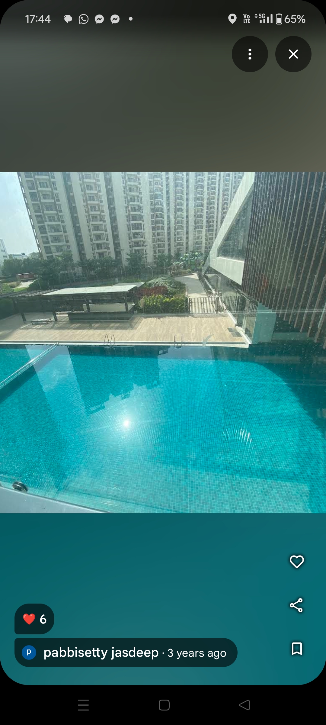 3 BHK + Pooja Room Apartment For Rent in Aparna Serene Park