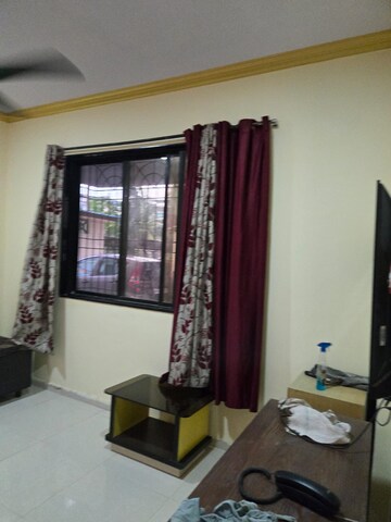 Living Room in 1 BHK Apartment at Soham Heights, Airoli Sector 19 – for Rent