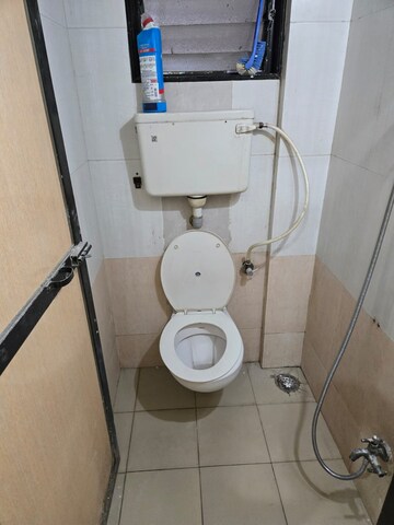 Bathroom in 1 BHK Apartment at Soham Heights, Airoli Sector 19 – for Rent