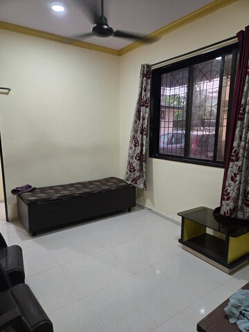 Living Room in 1 BHK Apartment at Soham Heights, Airoli Sector 19 – for Rent