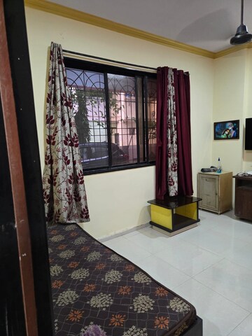 Bedroom in 1 BHK Apartment at Soham Heights, Airoli Sector 19 – for Rent