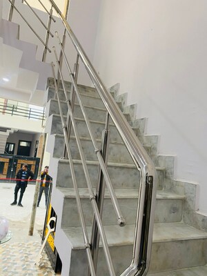 Staircase in 2 BHK Independent House at VJ DH 3, Kursi Road – for Sale