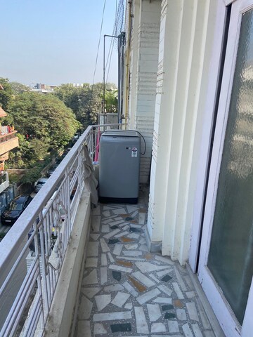 Balcony in 2 BHK Apartment at Kalkaji – for Rent