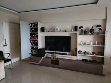 Living Room in 2 BHK Apartment at Gurukrupa Marina Enclave, Malad West – for Rent