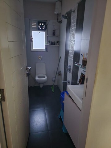 Bathroom in 2 BHK Apartment at Gurukrupa Marina Enclave, Malad West – for Rent