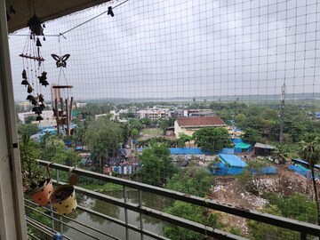 Balcony in 2 BHK Apartment at Gurukrupa Marina Enclave, Malad West – for Rent