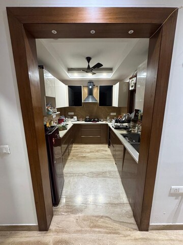 Kitchen in 4 BHK Apartment at Shakti Khand 2 – for Rent